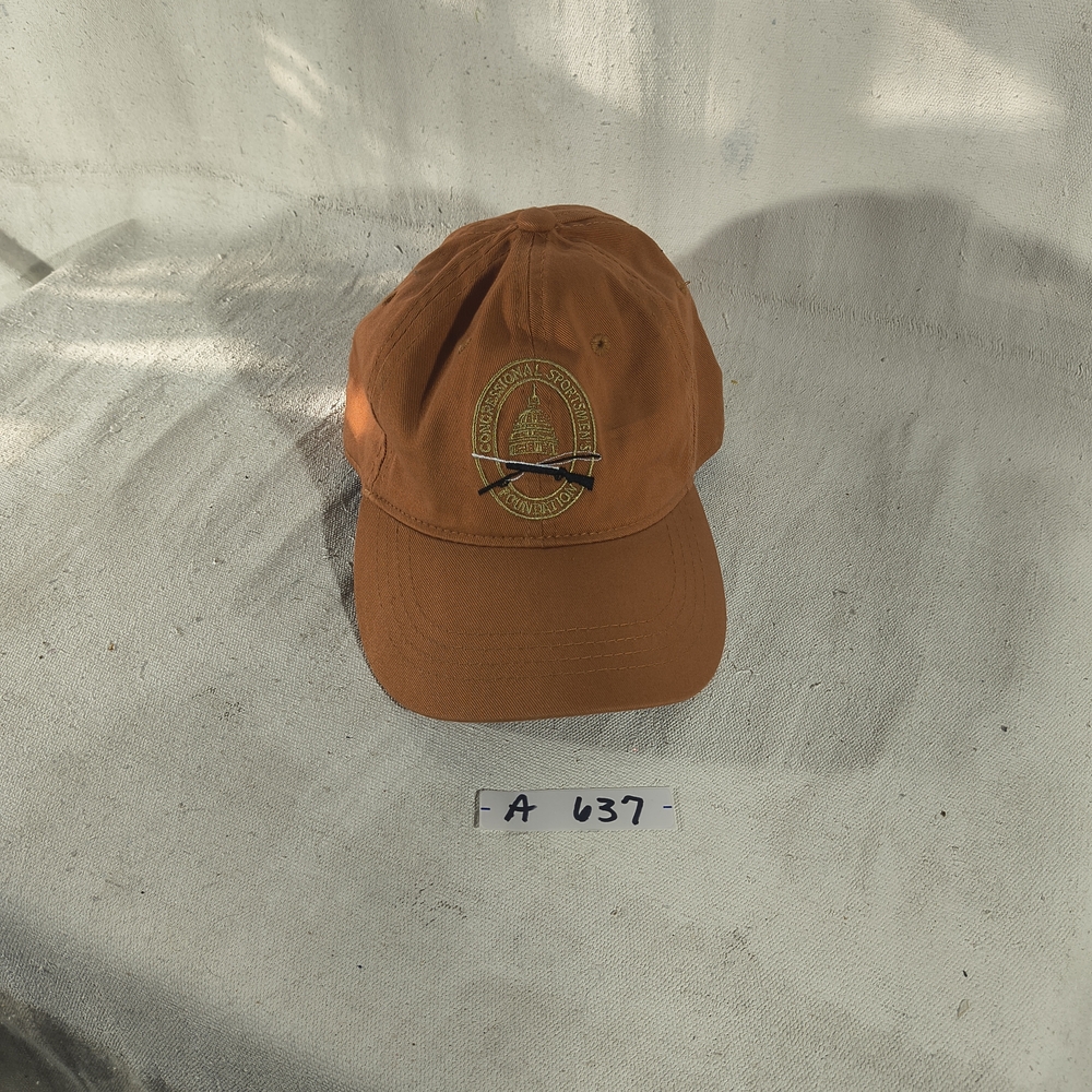 Men's Adjustable Rust Colored Cap Congretional  Sportsman Foundation
